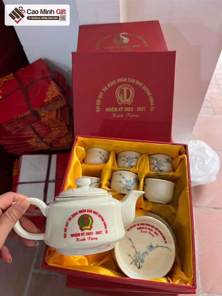bộ quà tặng ấm chén
