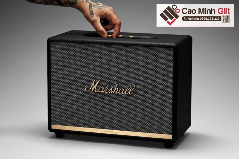 loa Marshall cao cấp in logo