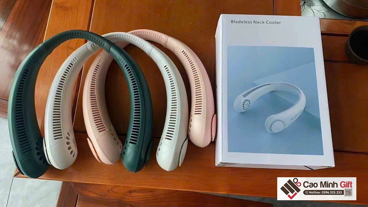 Quạt tích điện in logo