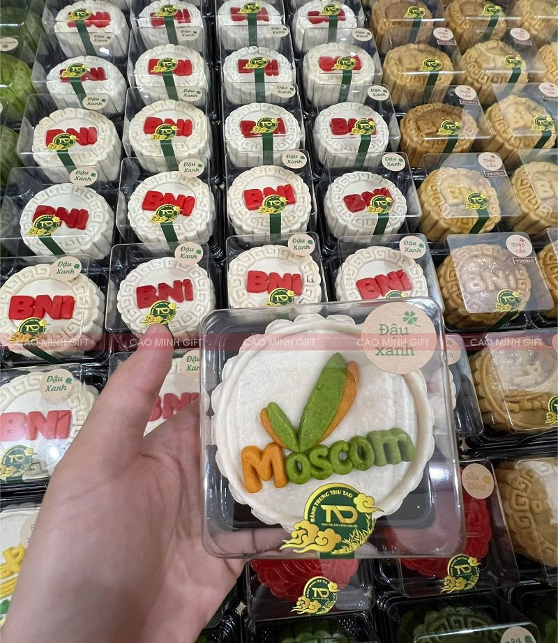 bánh trung thu 3D in logo