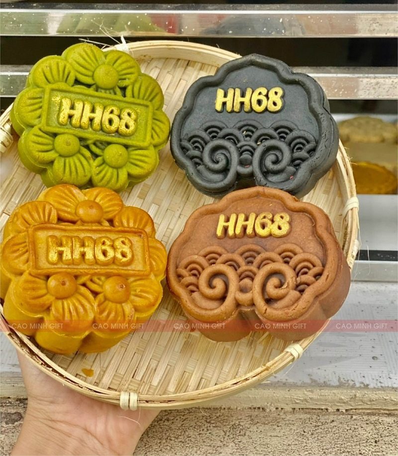 bánh trung thu 3D in logo