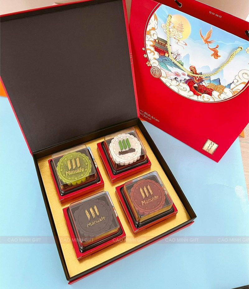 Hộp bánh trung thu 3D