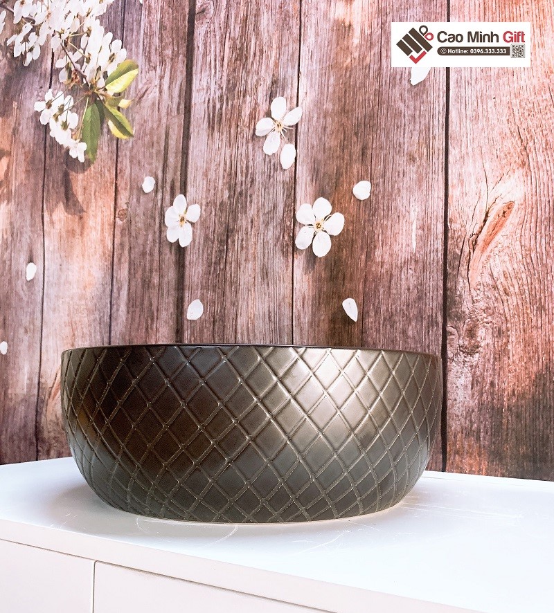 chậu sứ trồng cây