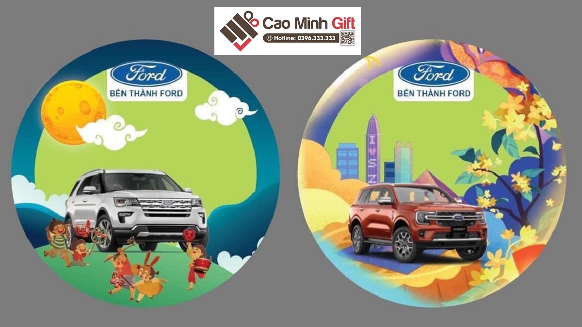 đèn lồng bằng gỗ in logo