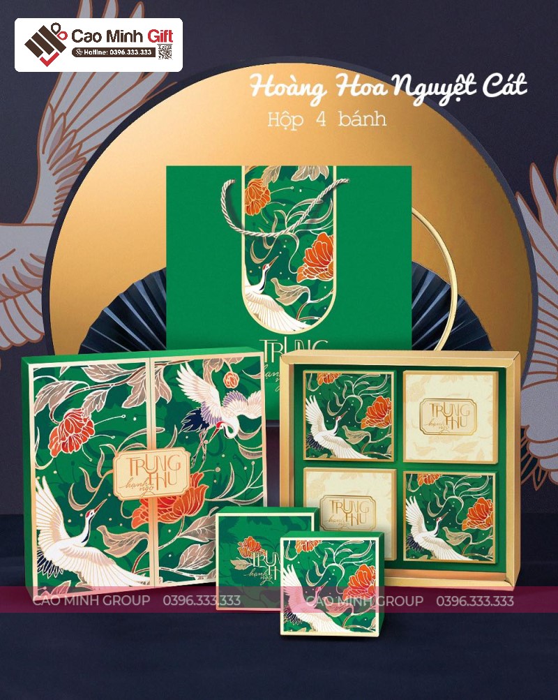 hộp bánh trung thu Hoàng Hoa Nguyệt Cát