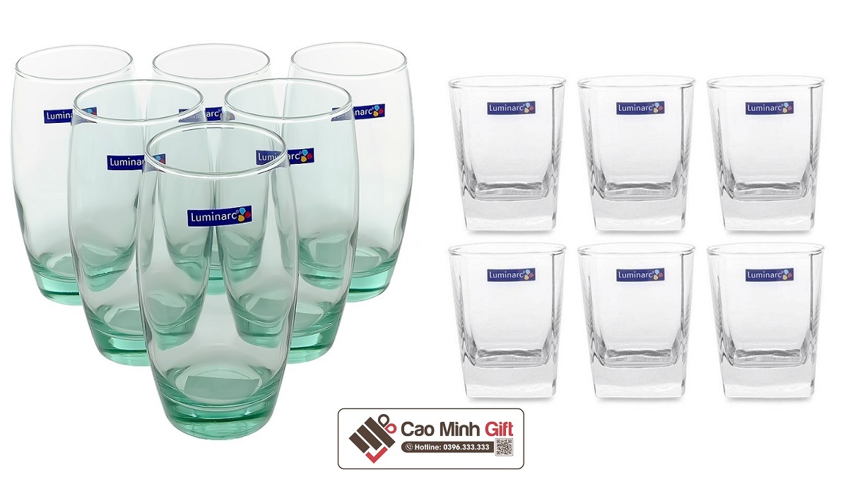 In cốc thuỷ tinh Luminarc