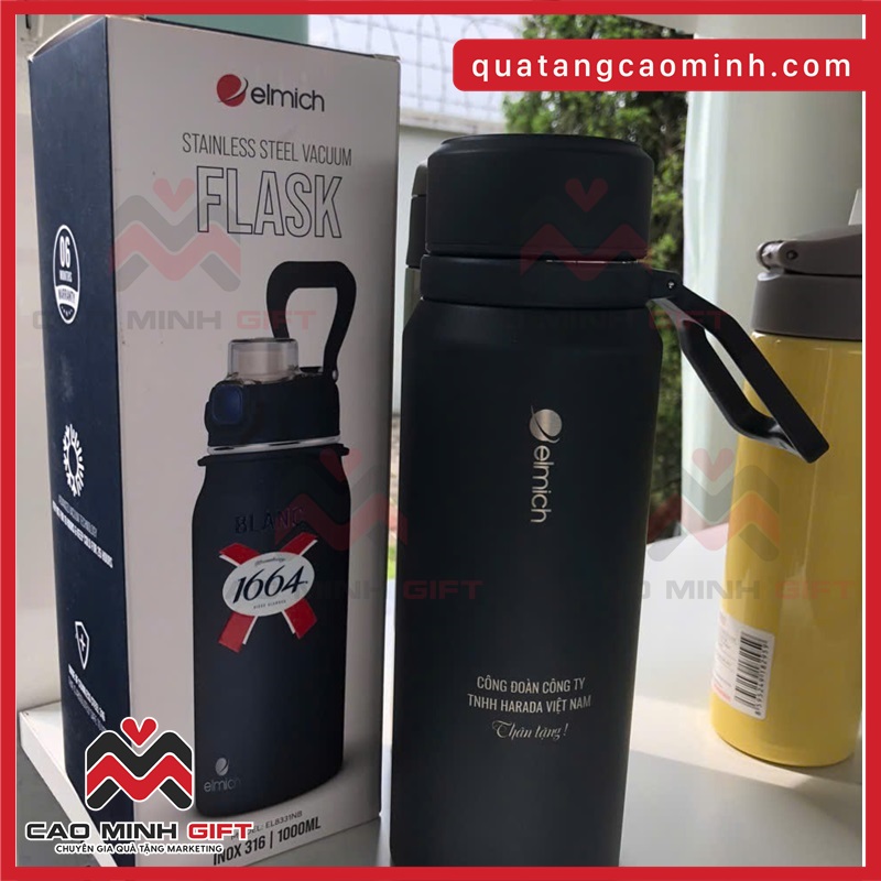 Cao Minh gift - Chuyên cung cấp quà tặng bình giữ nhiệt Elmich chính hãng in ấn logo doanh nghiệp theo yêu cầu