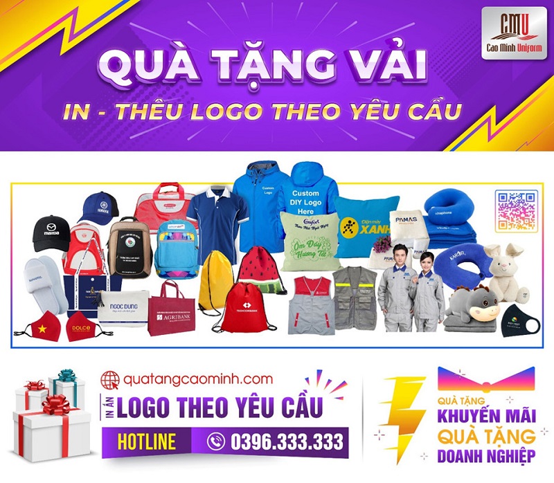 Công ty quà tặng doanh nghiệp chuyên cung cấp quà tặng vải, quà tặng thân thiện môi trường in logo theo yêu cầu