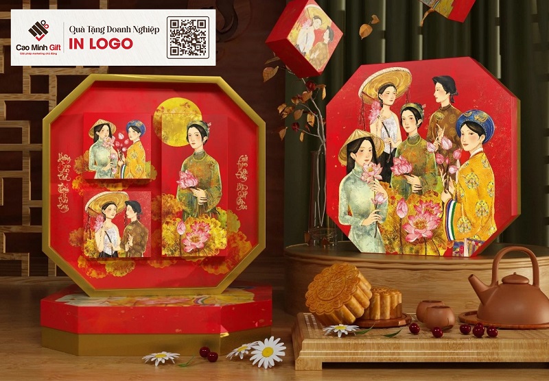 hộp đựng bánh trung thu Tố Nữ