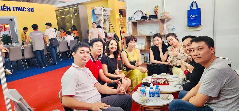 Cao Minh gift tại VietBuild Hà Nội 2023