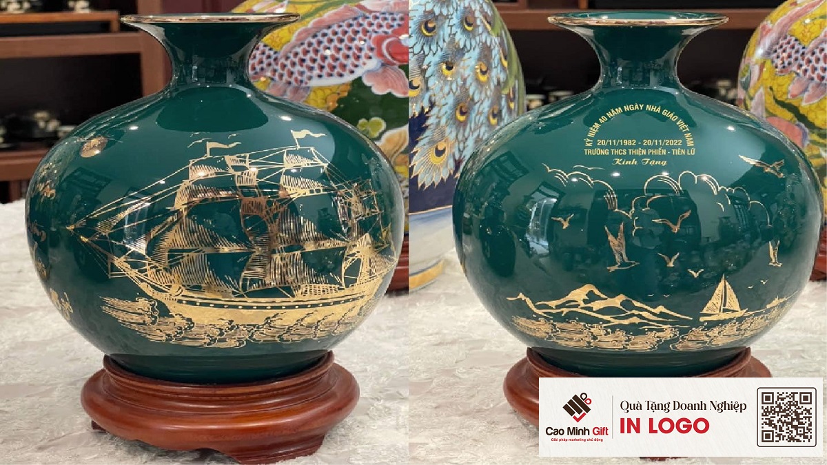 bình hút lộc in logo