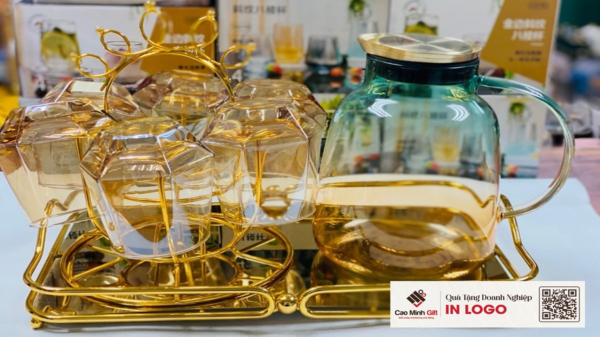 Bộ bình ly thuỷ tinh