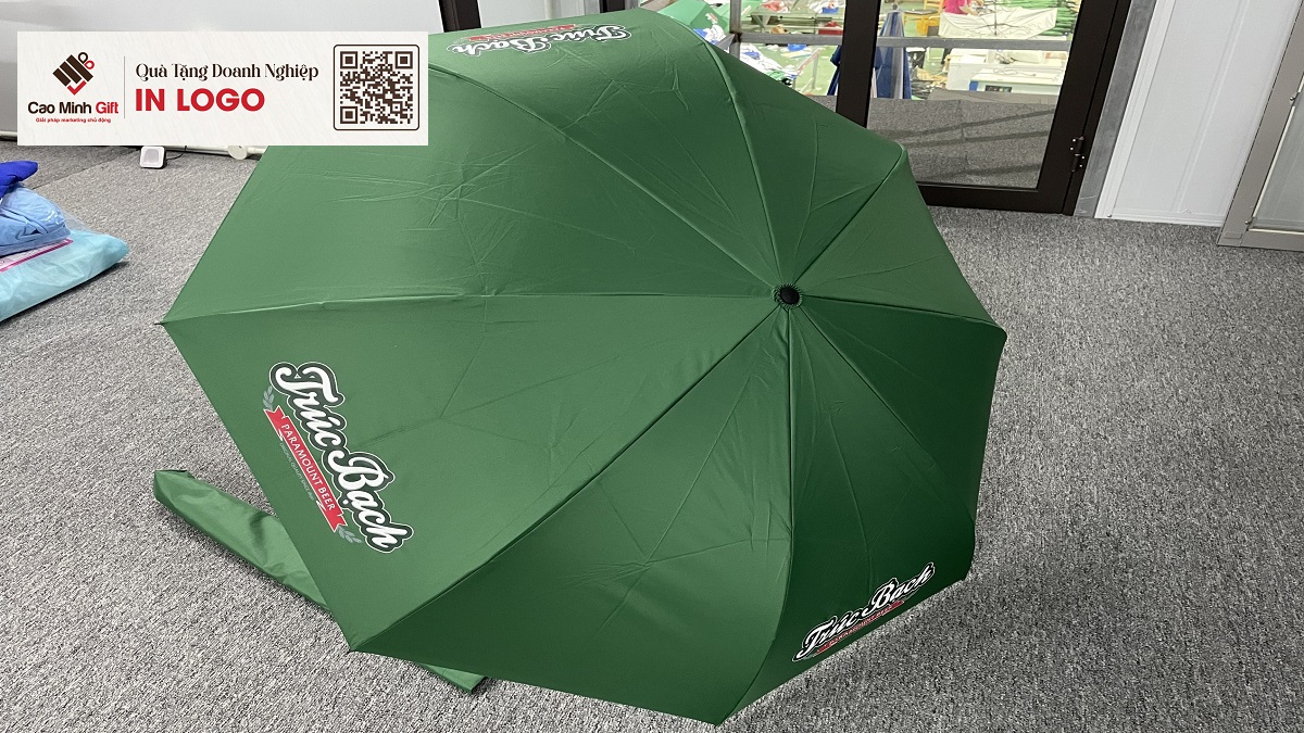 ô dù quà tặng bia Trúc Bạch