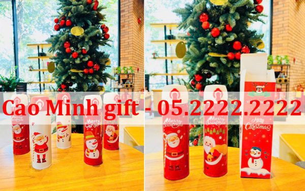 bình giữ nhiệt Giáng sinh cao cấp tại Cao Minh gift