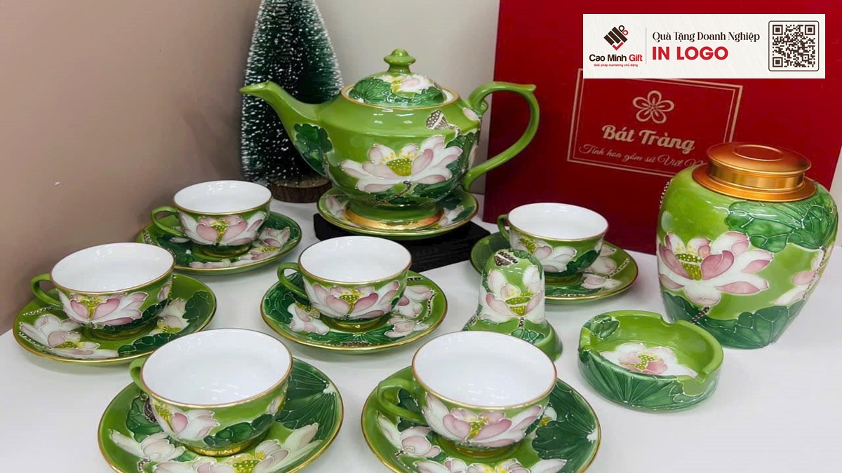 Bộ ấm chén đẹp sang trọng