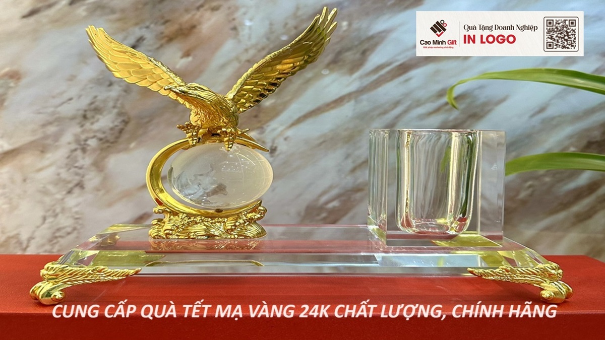 quà tết mạ vàng 24K