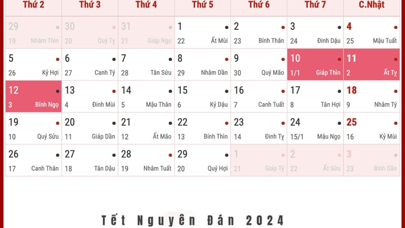 tết Nguyên Đán 2024