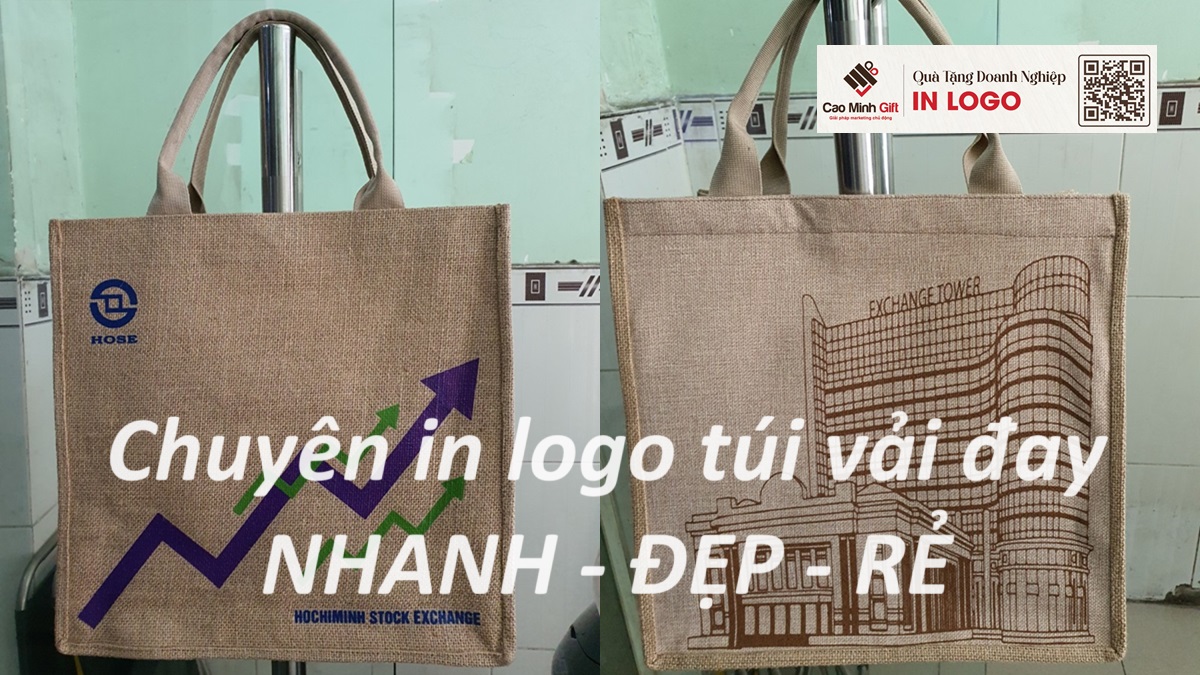 in logo túi vải đay