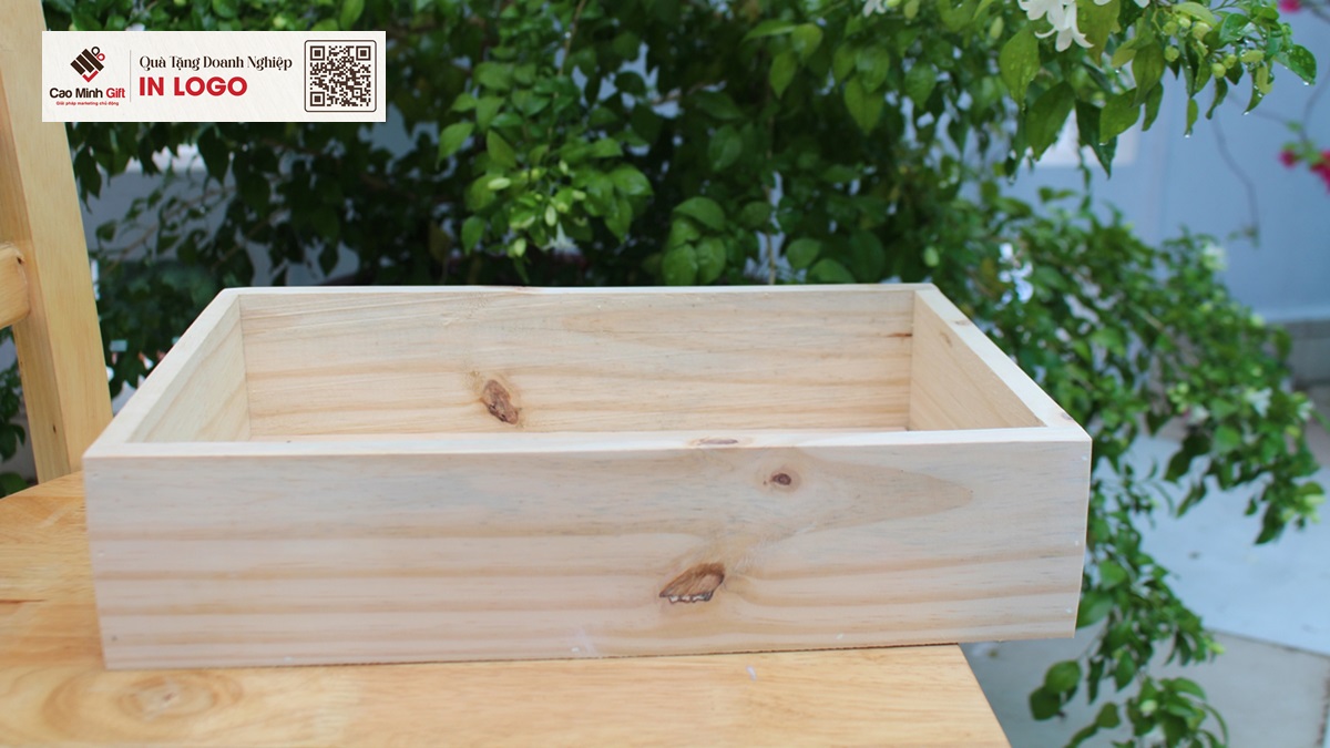 khay gỗ đựng quà tết