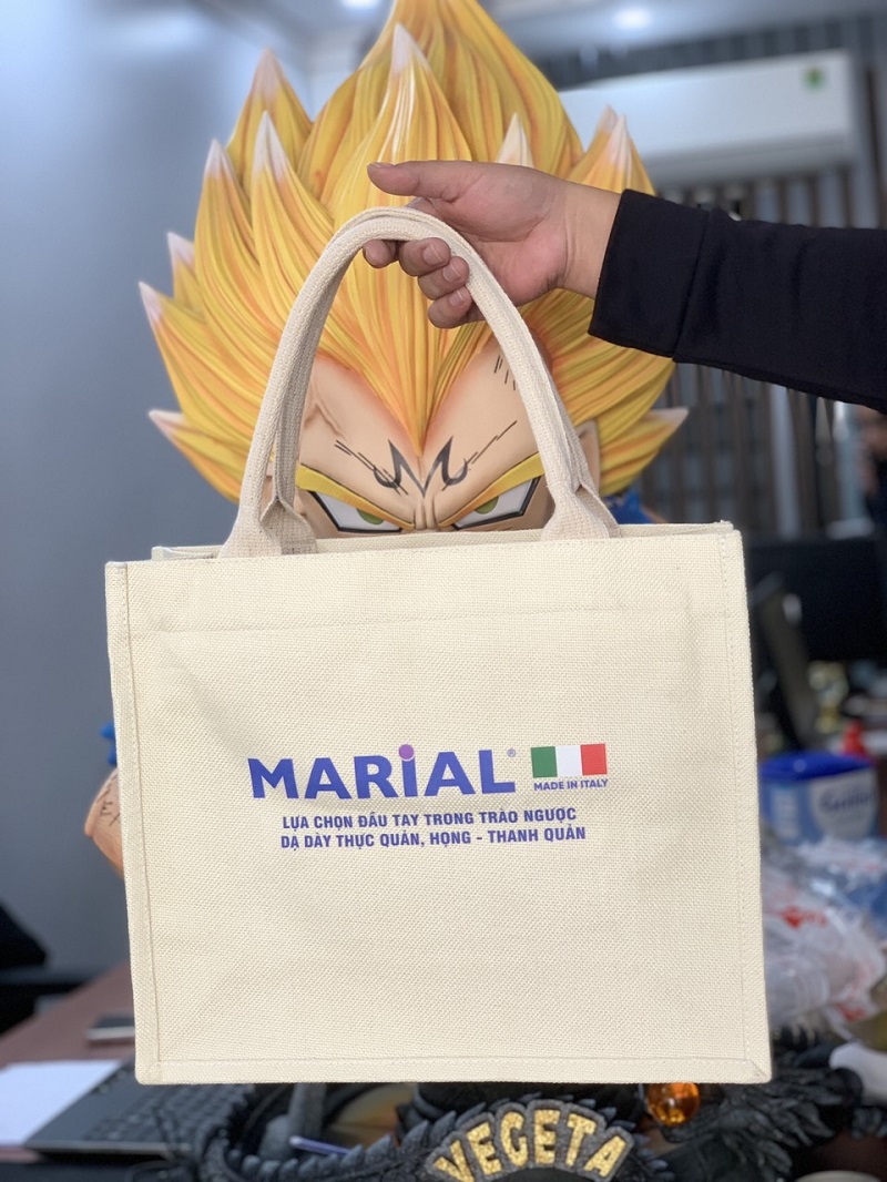 quy trình hoàn thiện túi vải canvas