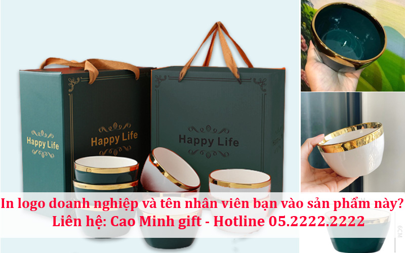 Bộ bát đĩa ăn cơm sang trọng