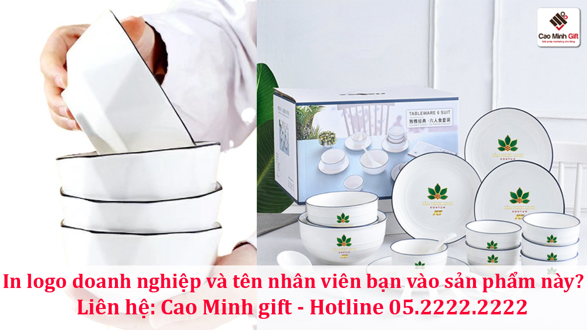 Loạt bộ bát ăn đẹp giá rẻ chỉ từ 60K - Quà tặng 8/3 cho nhân viên nữ "quá ngầu"
