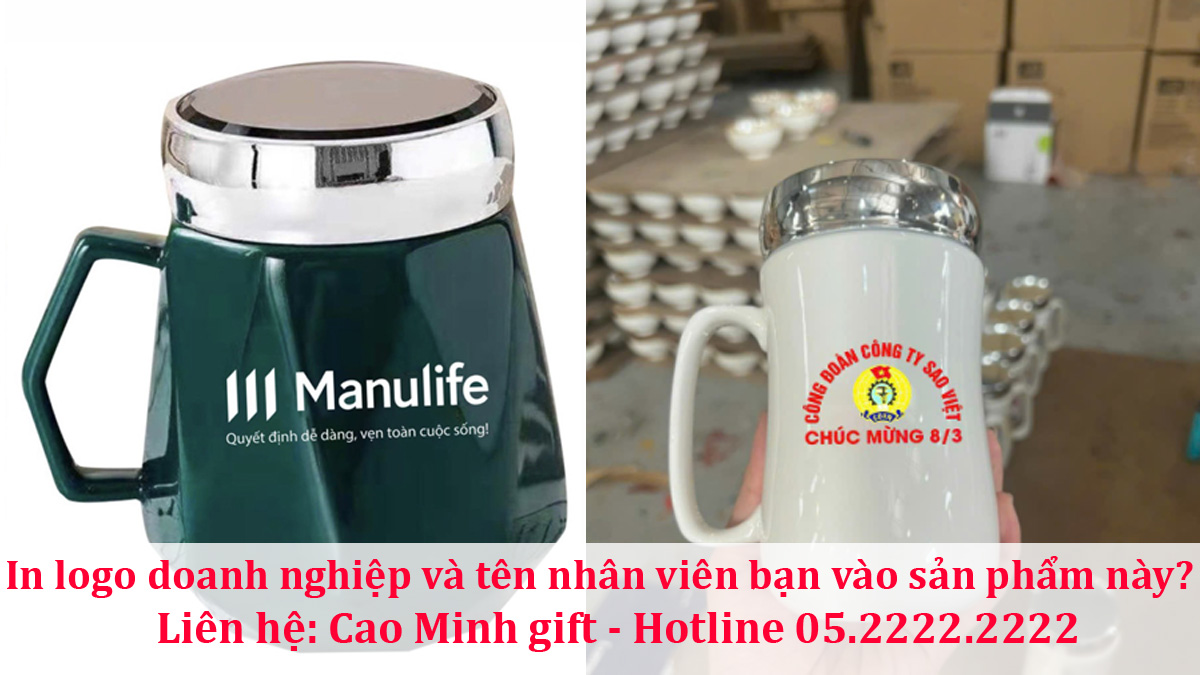 Cốc giữ nhiệt nắp gương: Siêu phẩm quà tặng 8-3 đẹp ấn tượng, xịn sò giá lại rẻ