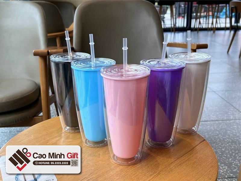 Bình giữ nhiệt có ống hút