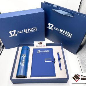 Bộ quà tặng màu xanh