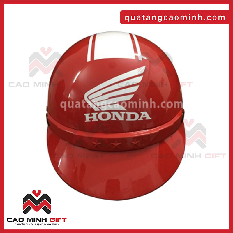 Cao Minh gift - Chuyên cung cấp mũ bảo hiểm Honda in ấn chất lượng theo yêu cầu cho doanh nghiệp làm sự kiện