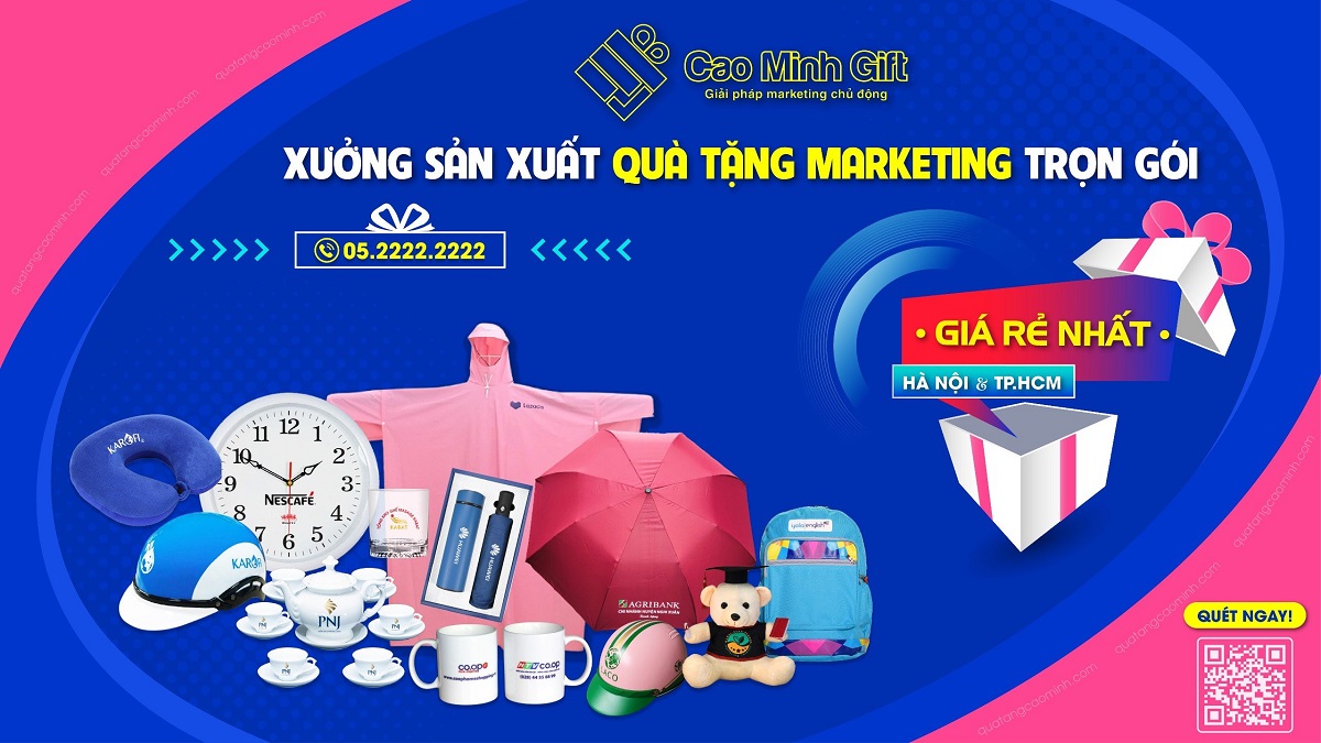 Xưởng sản xuất quà tặng Cao Minh