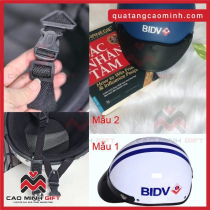 Cao Minh gift - Chuyên sản xuất và cung cấp mũ bảo hiểm BIDV nhựa nguyên sinh và các loại mũ bảo hiểm in logo ngân hàng theo yêu cầu cho doanh nghiệp