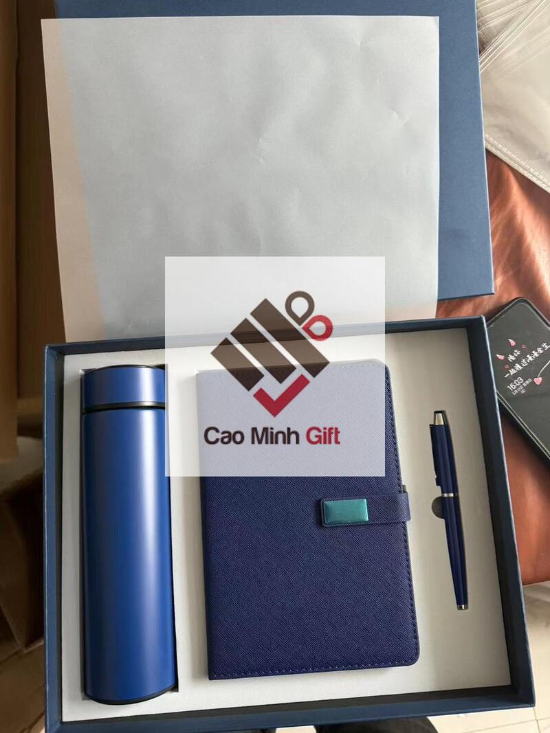 giftset sổ bút - bình giữ nhiệt