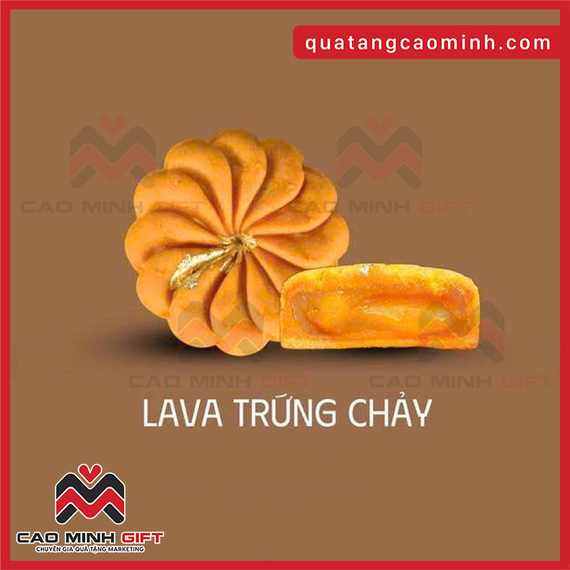 Quà tặng bánh trung thu lava trứng chảy