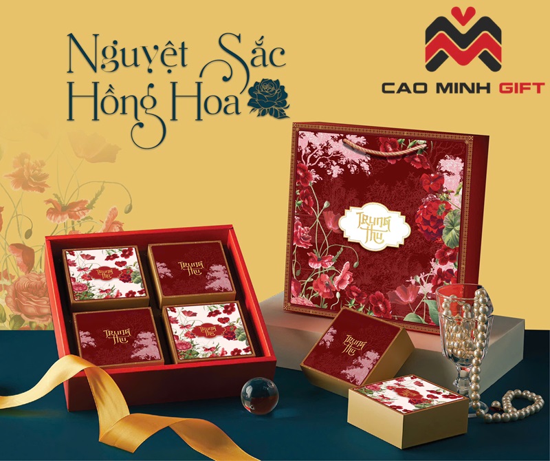 Bộ sưu tập bánh trung thu 2025 - Nguyệt Sắc Hồng Hoa