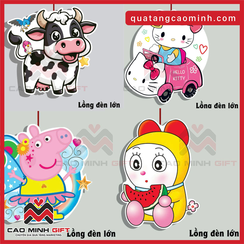 Lồng đèn trung thu nhựa Cao Minh gift 2025 size lớn nhiều mẫu phù hợp trẻ