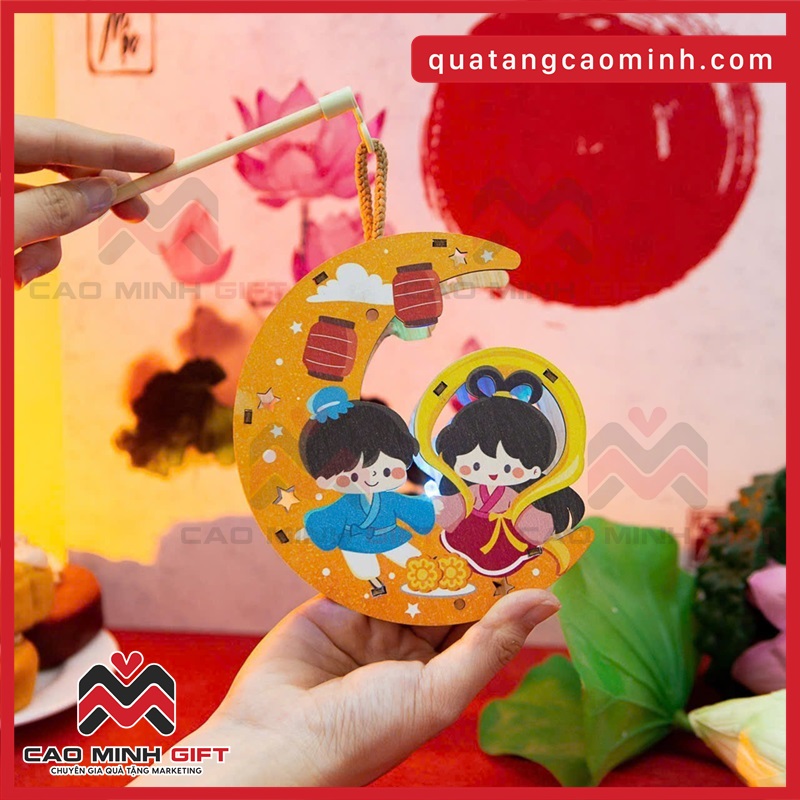 Cao Minh gift - Chuyên cung cấp đèn gỗ Trung thu làm quà tặng doanh nghiệp sự kiện Tết trung thu 2025