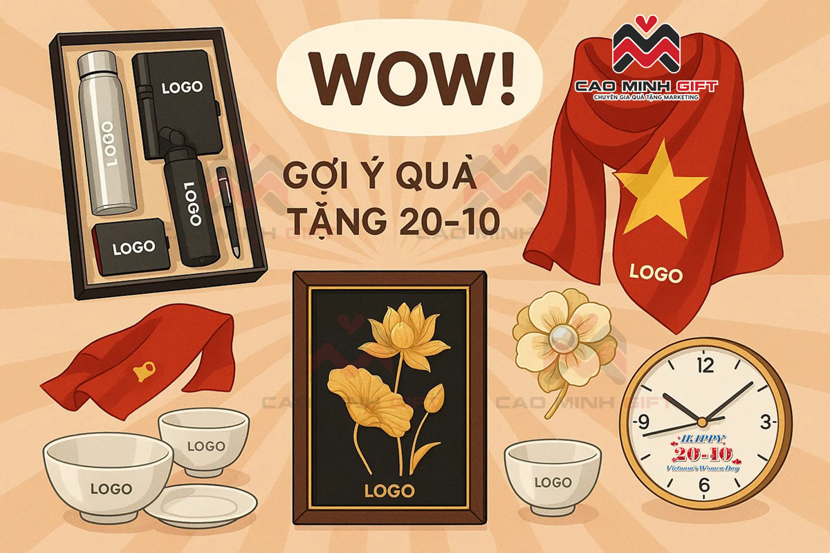 8 ý tưởng quà tặng dịp 20-10 đốn tim khách hàng