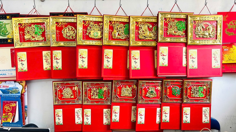 Lịch khung ngọc in logo - Quà tặng doanh nghiệp