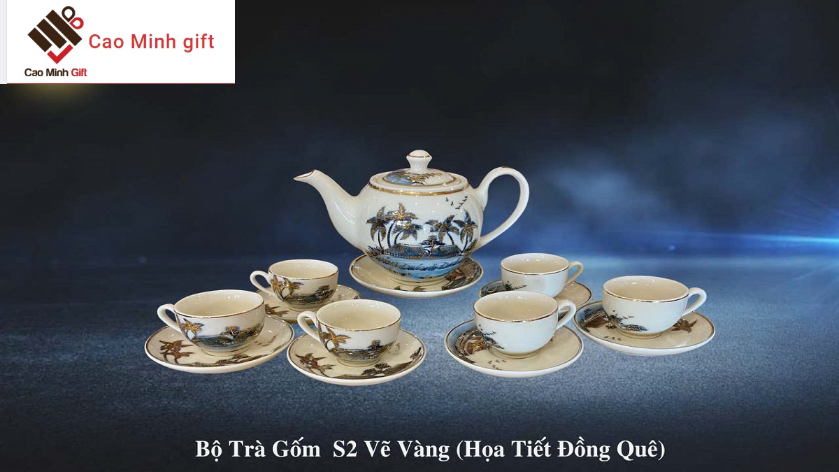 ấm chén Chu Đậu in logo