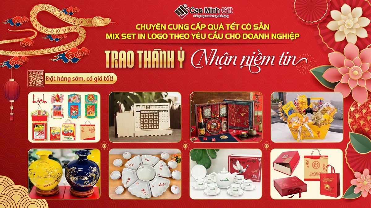 Quà Tết in logo