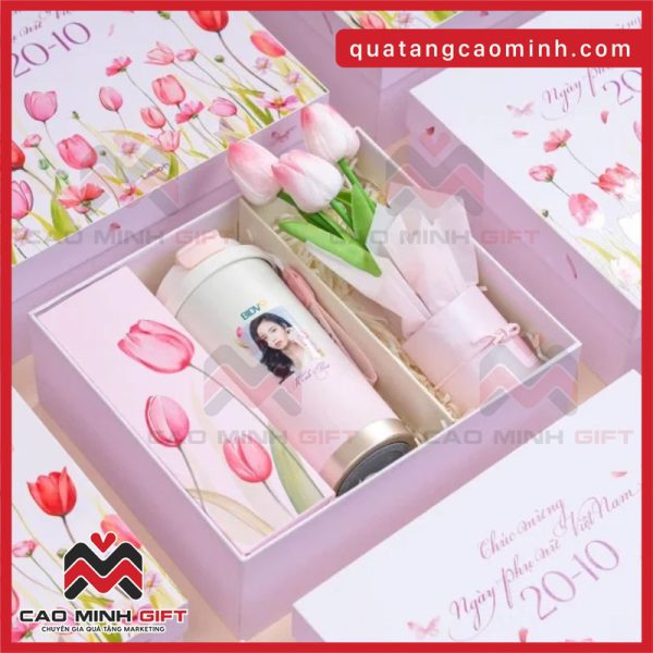 Set quà 20/10 ý nghĩa mix theo yêu cầu