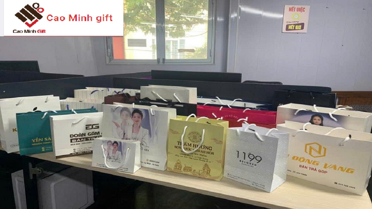 túi đựng quà in logo