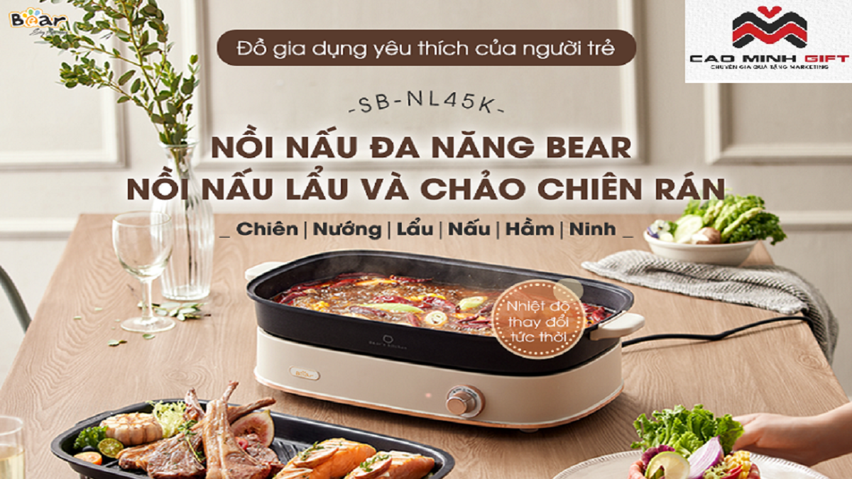 quà tặng gia dụng Bear in logo