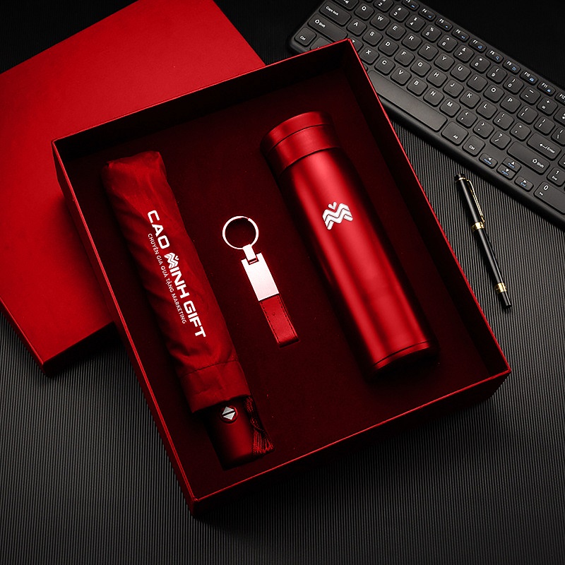 Bộ gift set in logo