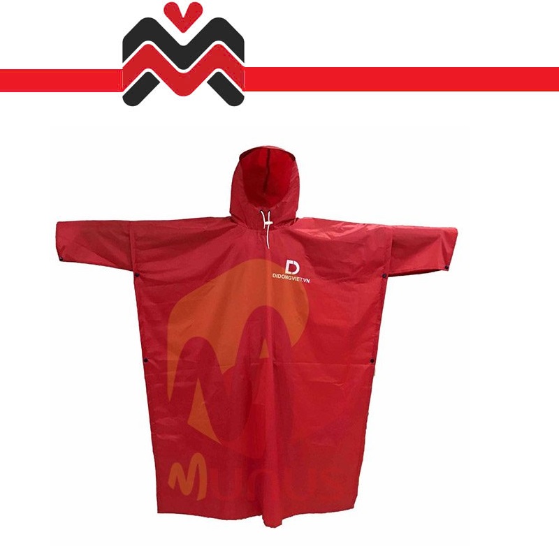 Áo mưa in logo