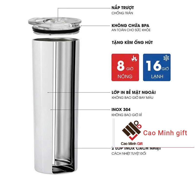 bình giữ nhiệt in hình quà 20/11