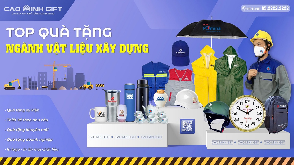 Quà tặng ngành vật liệu xây dựng đẹp