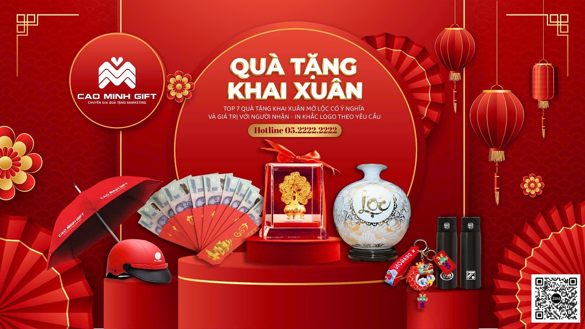 Quà tặng khai xuân đón lộc 2025