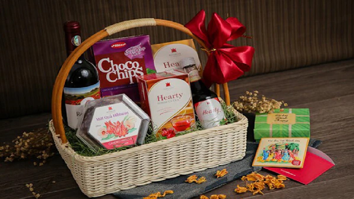 Cách làm giỏ quà Tết